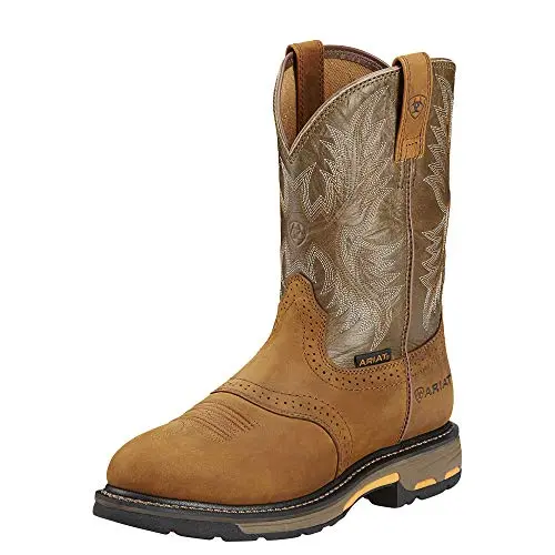 ARIAT Workhog pull-on work boot with western detailing