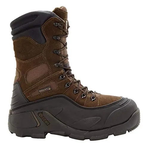 ROCKY Blizzard Stalker steel toe insulated waterproof work boot in brown