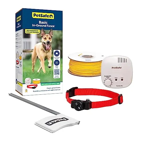 PetSafe basic in-ground fence system with adjustable collar for small dogs