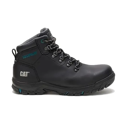 Cat Footwear Women's Mae Waterproof Steel Toe Work Boot in black