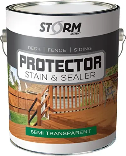 Storm System Protector hickory semi-transparent wood stain in 1-gallon container
