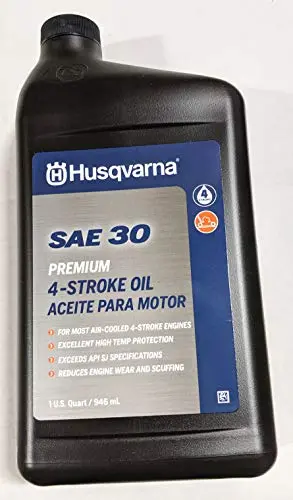 Husqvarna 4-Cycle SAE 30 Mower Engine Oil bottle