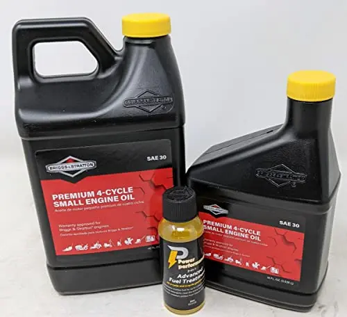 Briggs & Stratton 30W engine oil bundle with fuel treatment
