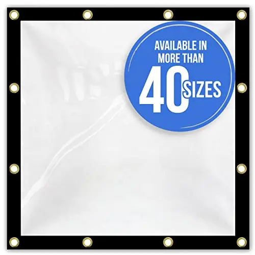 Covers & all heavy duty clear tarp with grommets