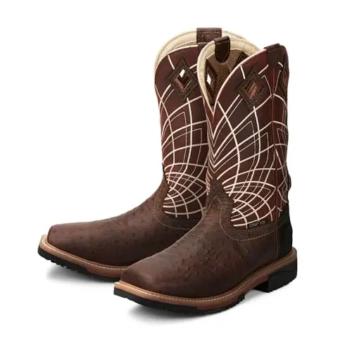 Justin Derrickman composite toe pull-on work boots