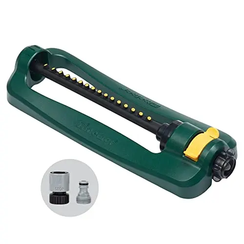 Melnor TurboTek oscillating sprinkler with flexible tube