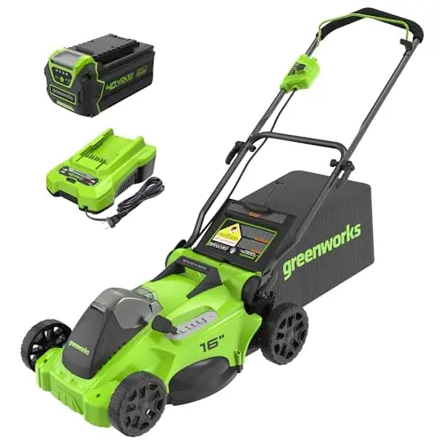 Greenworks 40V brushless cordless push lawn mower