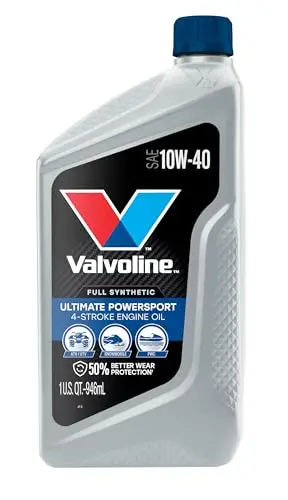 Valvoline 4-Stroke Powersport Full Synthetic Motor Oil bottle