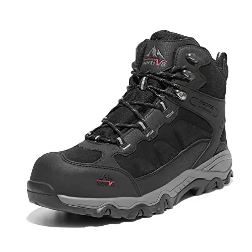 NORTIV 8 waterproof steel toe work boots