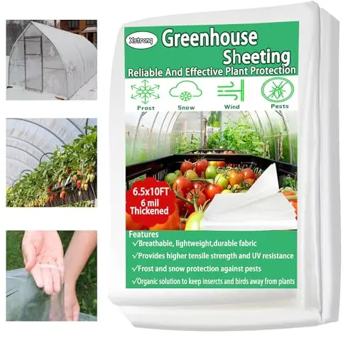 Xstronq compact greenhouse plastic sheeting for small gardens