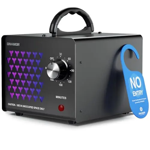ONAMOR ozone generator with metal shell and carry handle