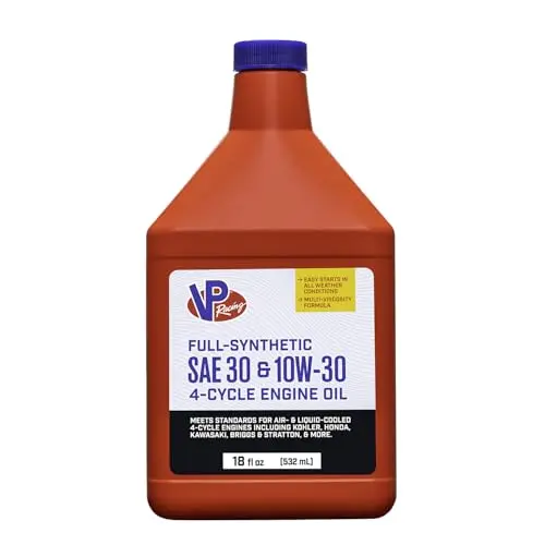VP Racing 2927 4-Cycle Engine Oil SAE 30/10W30 Full Synthetic bottle