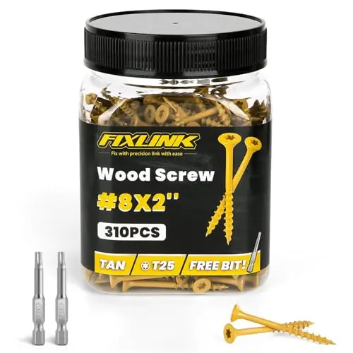 FIXLINK 2-inch deck screws for picket fences