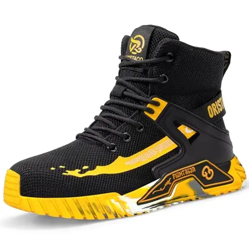 ORISTACO safety crew sneaker-style work boot