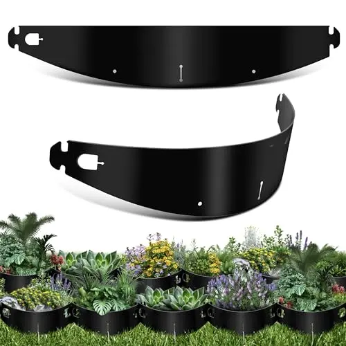 Dirt Locker black plastic hillside planters for mild slopes