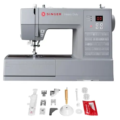 SINGER Heavy Duty 6620C Computerized Sewing Machine in gray