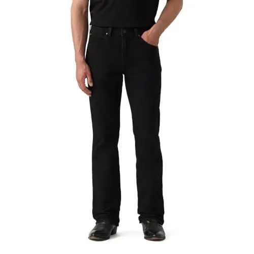 Levi's Men's 537 Western Bootcut Jeans in run the road rinse