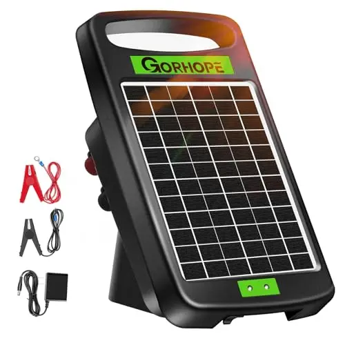 GORHOPE basic solar electric fence charger