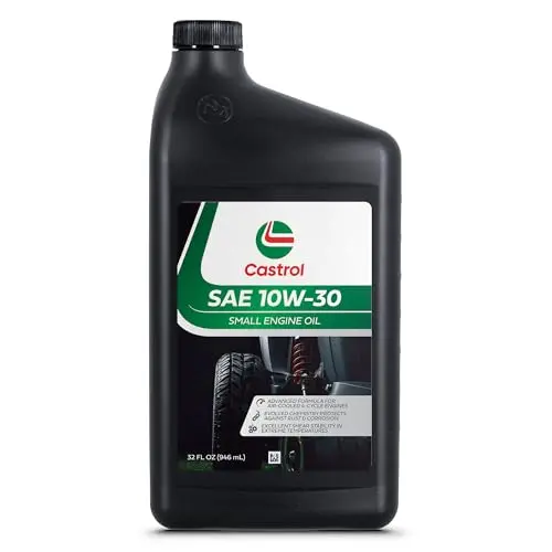Castrol 10W-30 small engine oil for lawn mowers and outdoor power equipment