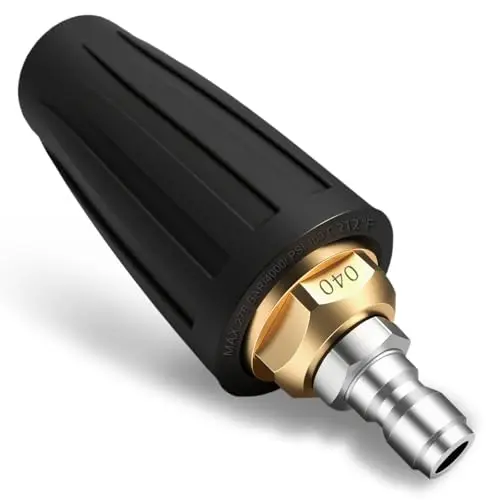 Xaxuqtu rotating turbo nozzle for pressure washer cleaning