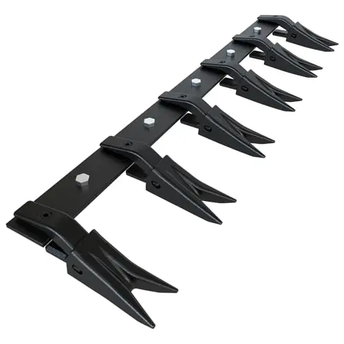 Mochalight 49-inch bucket tooth bar with no-drill installation